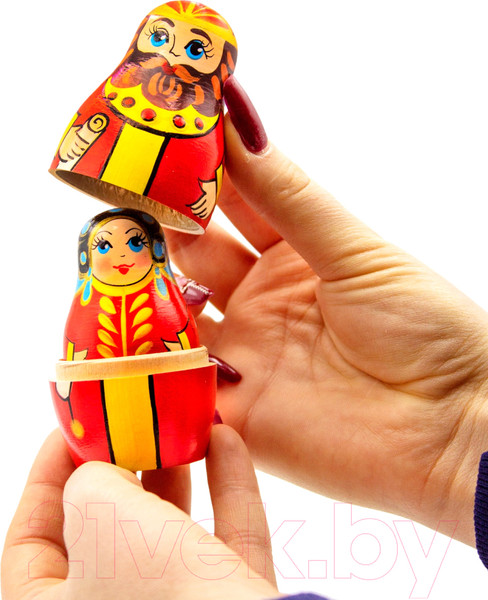 Изображение товара Матрешка сувенирная Брестская Фабрика Сувениров В виде персонажей из сказки о Царе Салтане 5160