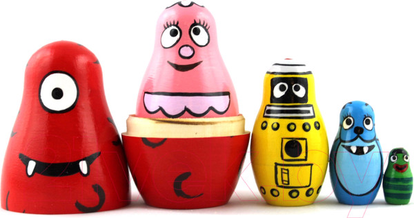 Изображение товара Матрешка сувенирная Брестская Фабрика Сувениров С персонажами Йо Габба Габба 5184