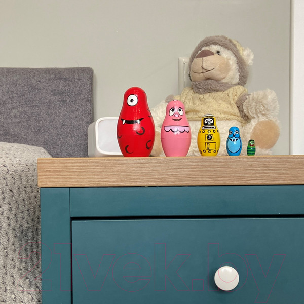 Изображение товара Матрешка сувенирная Брестская Фабрика Сувениров С персонажами Йо Габба Габба 5184