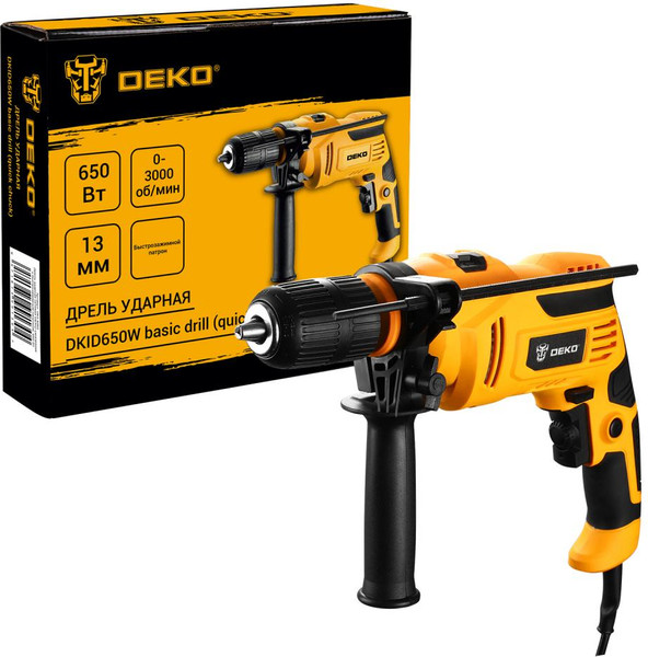 Изображение товара Дрель Deko DKID650W / 063-4085