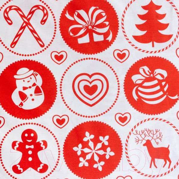 Изображение товара Комплект постельного белья Love Life New Year's gifts 2 сп / 6779059