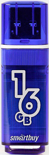 Изображение товара USB flash накопитель SmartBuy Glossy Series 16GB Blue (SB16GBGSi-B)