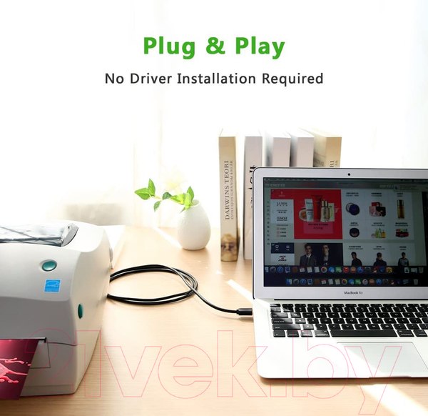 Изображение товара Кабель Ugreen US210 / 30753 (1м, черный)