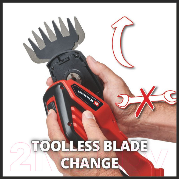 Изображение товара Кусторез аккумуляторный Einhell GE-CG 18/100 Li T Solo (3410310)