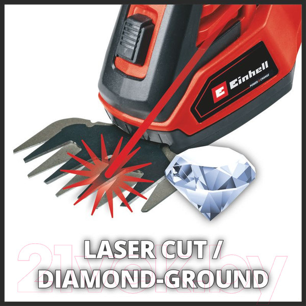 Изображение товара Кусторез аккумуляторный Einhell GE-CG 18/100 Li T Solo (3410310)