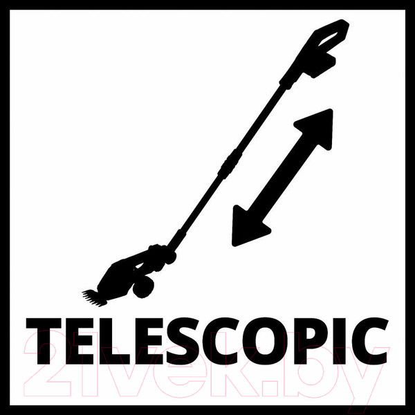 Изображение товара Кусторез аккумуляторный Einhell GE-CG 18/100 Li T Solo (3410310)