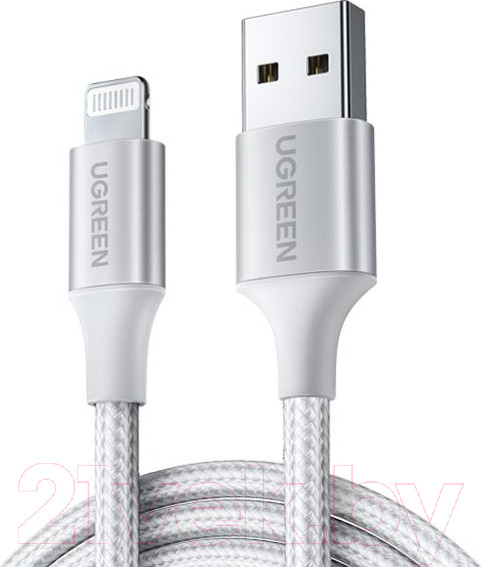 Изображение товара Кабель Ugreen US199 / 60163 (2м, серебристый)