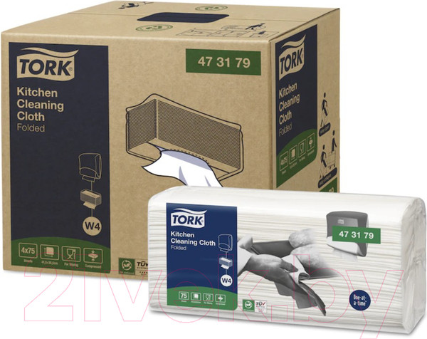 Изображение товара Набор салфеток хозяйственных Tork Для кухни 473179 / 9076387
