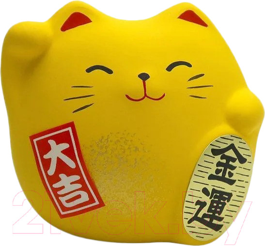 Изображение товара Статуэтка Hatamoto Манэки Кот / MK-04 (желтый)