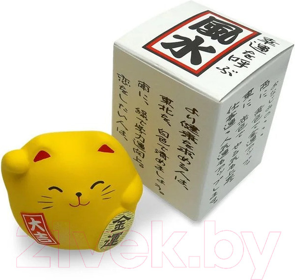 Изображение товара Статуэтка Hatamoto Манэки Кот / MK-04 (желтый)