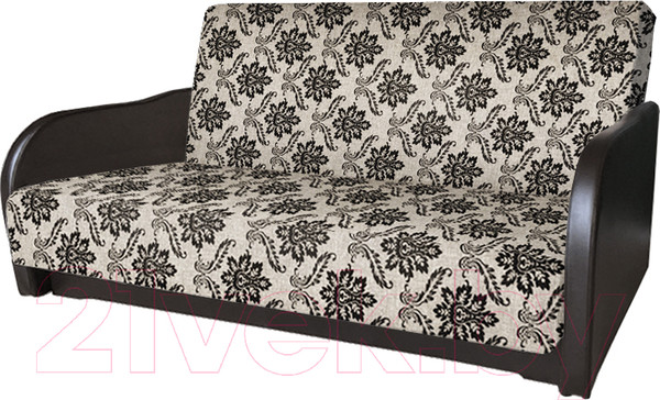 Изображение товара Комплект мягкой мебели Асмана Дачник-1 (рогожка вензель коричневый/кож.зам коричневый)