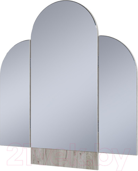 Изображение товара Зеркало Стендмебель Басса ЗР-552 трельяжное (дуб крафт серый)