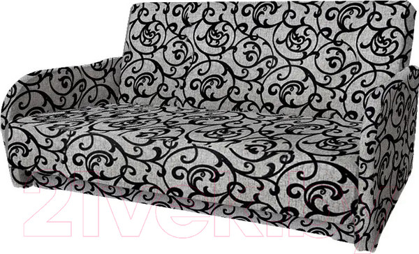 Изображение товара Диван Асмана Дачник-1 (рогожка завиток черный)