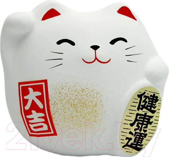 Изображение товара Статуэтка Hatamoto Манэки Кот / MK-02 (белый)