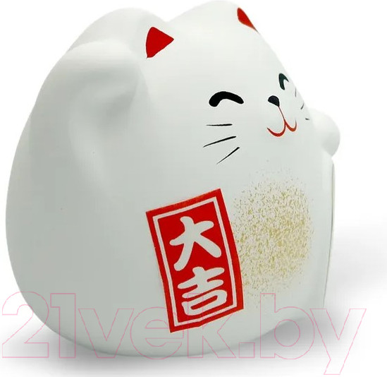 Изображение товара Статуэтка Hatamoto Манэки Кот / MK-02 (белый)