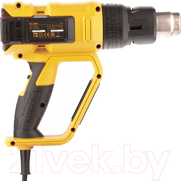 Изображение товара Строительный фен Denzel HG-2000E (28007)