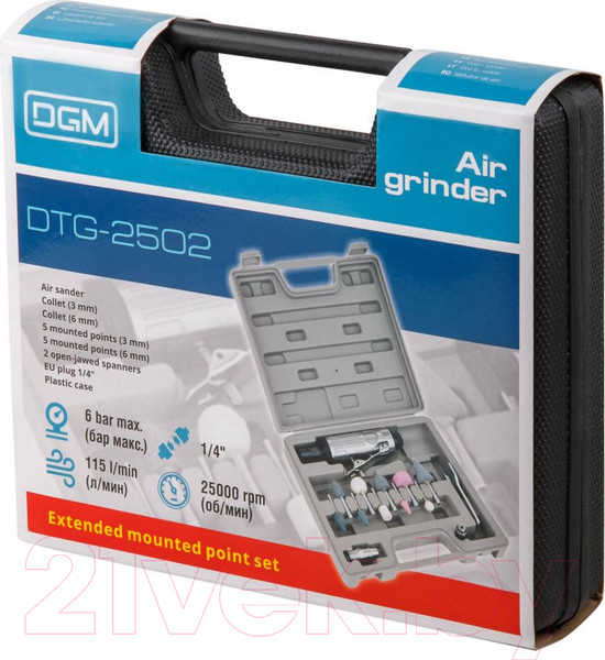 Изображение товара Пневмошлифмашина DGM DTG-2502