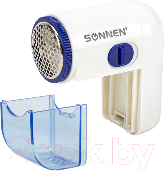 Изображение товара Машинка для удаления катышков Sonnen FS-8808 / 455464 (белый/синий)