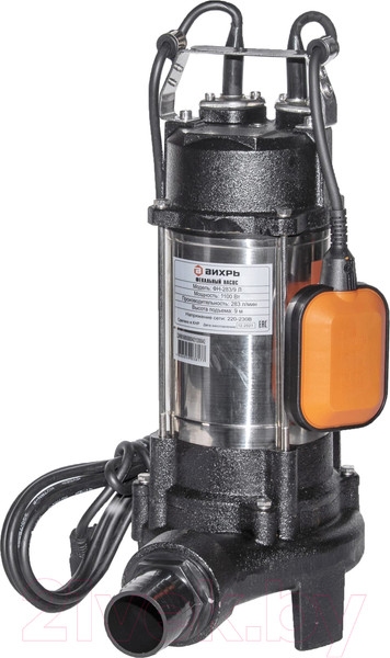 Изображение товара Фекальный насос Вихрь ФН-283/9 Л (68/5/8)