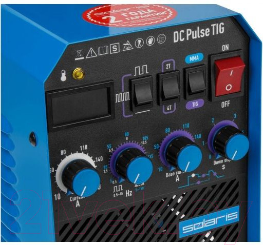 Изображение товара Инвертор сварочный Solaris TIG-200P