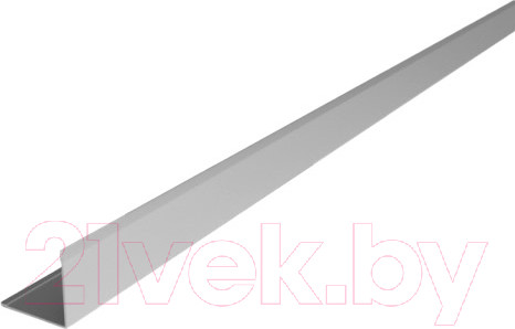 Изображение товара Профиль декоративный Лука Уголок УП 01-27.2700.501л 2700x10x10 (серебро)