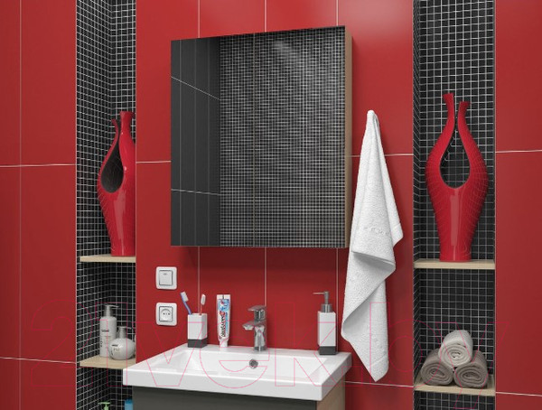 Изображение товара Шкаф с зеркалом для ванной Какса-А Hotel 70 / 004747