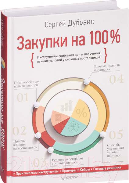 Изображение товара Книга Питер Закупки на 100%. Инструменты снижения цен (Дубовик С.В.)