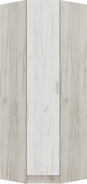 Изображение товара Шкаф Стендмебель Гармония ШУ-601-М (дуб крафт белый/дуб крафт серый)