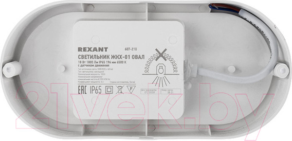 Изображение товара Светильник ЖКХ Rexant ЖКХ-01 Овал / 607-210