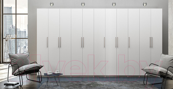 Изображение товара Шкаф Мебель-Неман Отис МН-039-06 П1 (белый/белый)