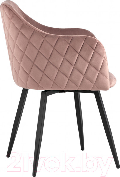 Изображение товара Стул Stool Group Ника / MC66-5F KD HLR-44 (велюр пыльно-розовый)