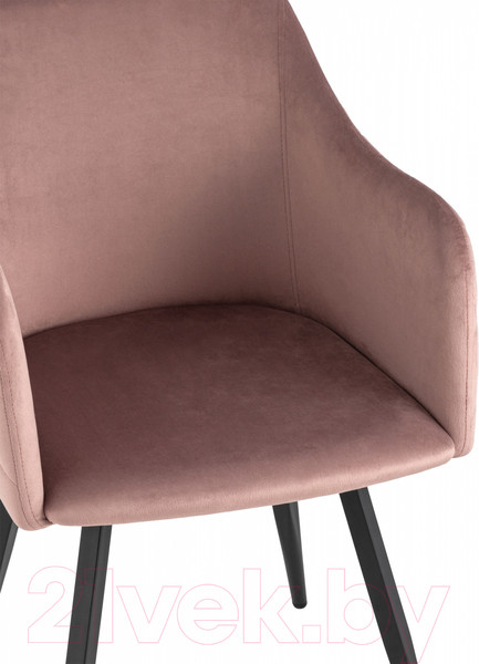 Изображение товара Стул Stool Group Ника / MC66-5F KD HLR-44 (велюр пыльно-розовый)