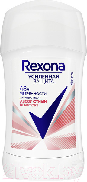 Изображение товара Антиперспирант-стик Rexona Абсолютный комфорт (40мл)