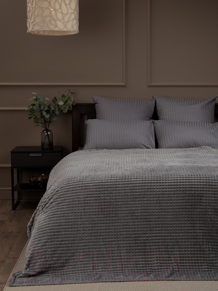 Изображение товара Плед TexRepublic FF FNJq GY5 2022 16-0000 / 23314 (серый)