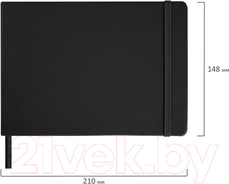 Изображение товара Скетчбук Brauberg Art Classic / 113198 (черный, слоновая кость)