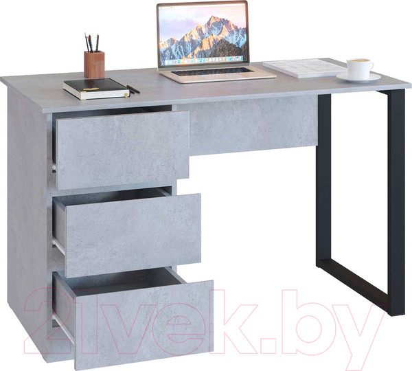 Изображение товара Письменный стол Сокол-Мебель СПм-205 (бетон)