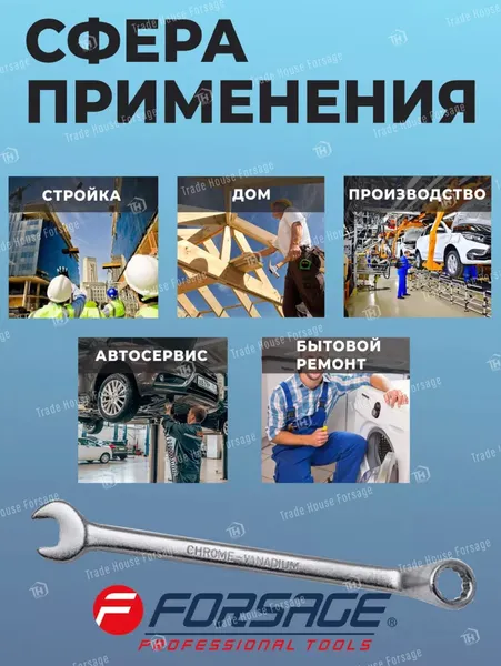 Изображение товара Гаечный ключ Forsage F-75515A (2967)