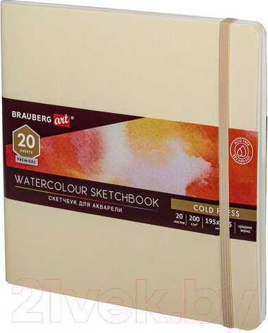 Изображение товара Скетчбук Brauberg Art / 113260 (бежевый)