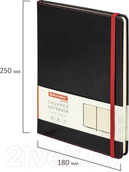Изображение товара Записная книжка Brauberg Office / 113309 (черный)