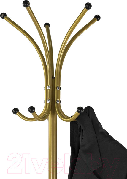 Изображение товара Вешалка для одежды Мебелик Пико 4 (золото)