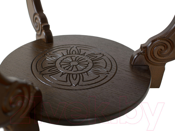 Изображение товара Журнальный столик Мебелик Грация М (темно-коричневый)