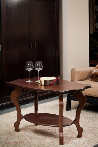 Изображение товара Журнальный столик Мебелик Берже 1 (средне-коричневый)