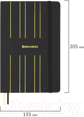 Изображение товара Записная книжка Brauberg Touch / 113409 (черный)