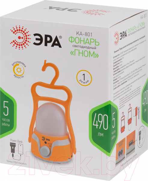 Изображение товара Фонарь ЭРА Гном KA-801 / Б0054040