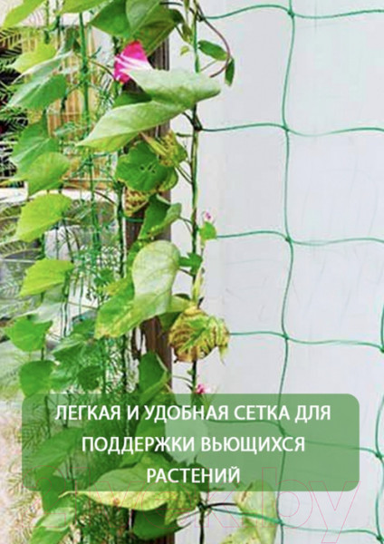 Изображение товара Сетка садовая Interlok Для вьющихся 2х5м