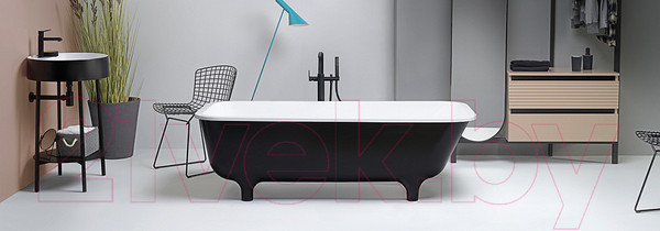 Изображение товара Ванна из искусственного мрамора Belux Саламанка ВС-1700 (матовый черный)