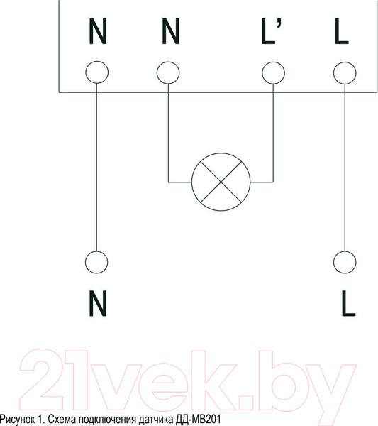 Изображение товара Датчик движения IEK LDD11-201MB-1200-001