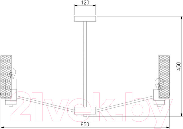 Изображение товара Люстра Евросвет Grino 70139/8 (никель)