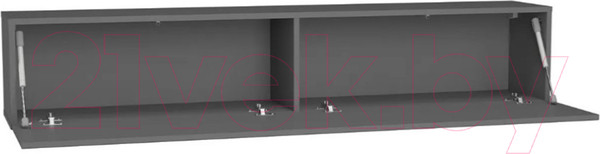 Изображение товара Шкаф навесной НК Мебель Point тип-50 / 71775207 (серый графит)