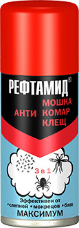 Изображение товара Спрей от насекомых Рефтамид Максимум 5-03.09.222.08 (100мл)